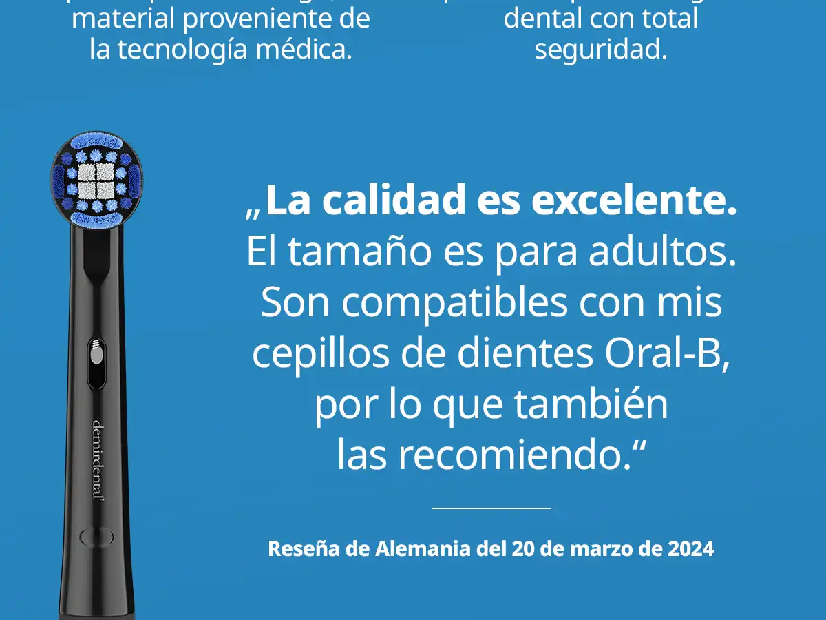 demirdental Medium Aufsütze für Philips Sonicare Ersatzbürsten
