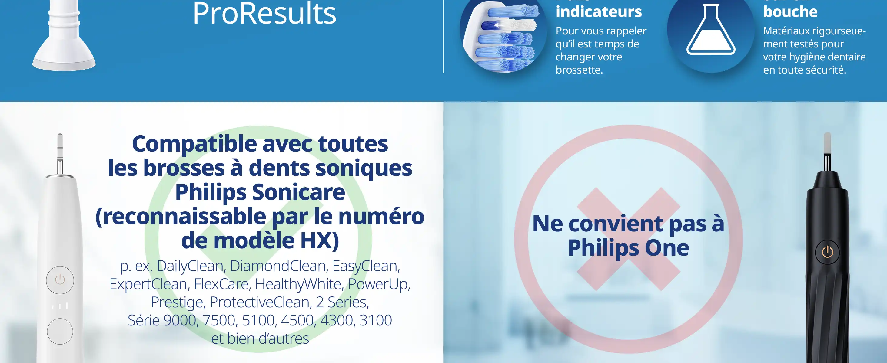demirdental Medium Aufsütze für Philips Sonicare Ersatzbürsten