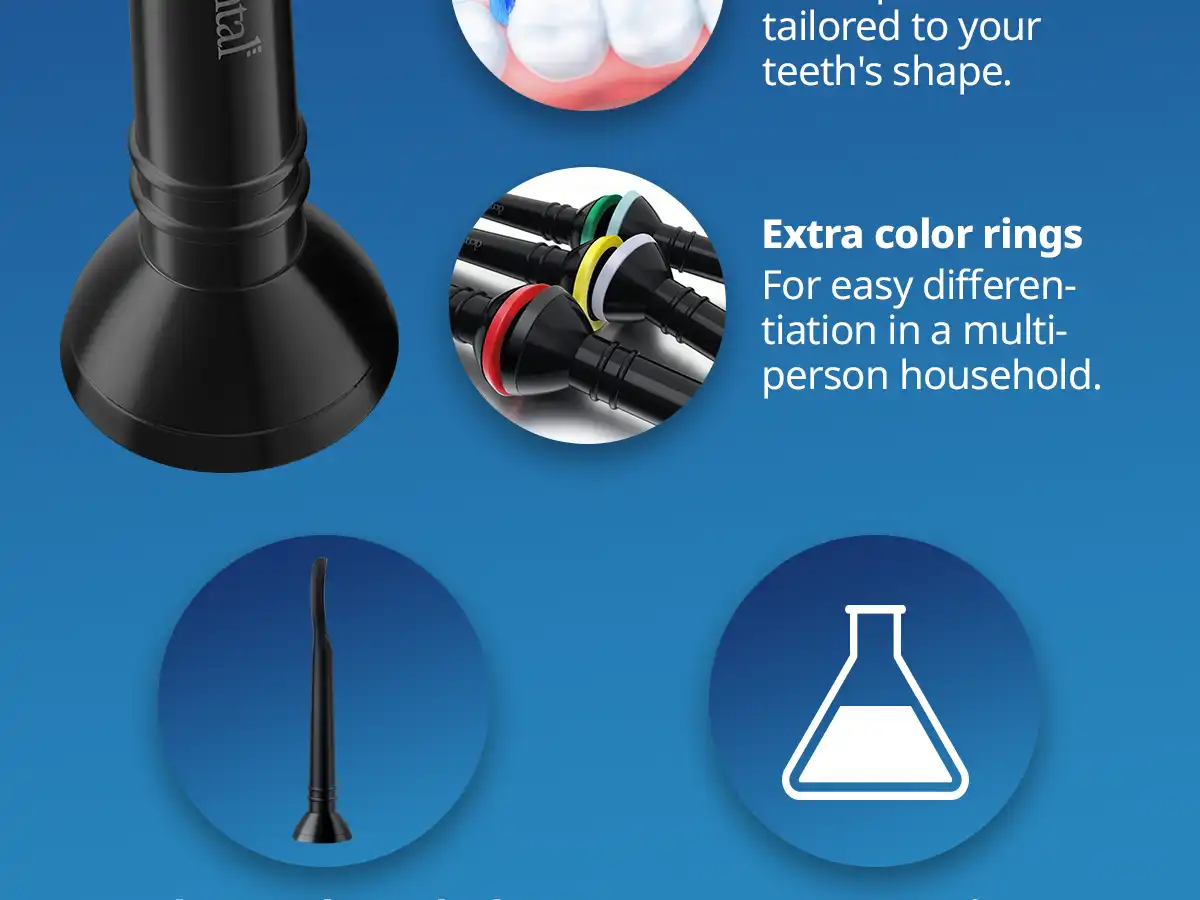 demirdental Medium Aufsütze für Philips Sonicare Ersatzbürsten