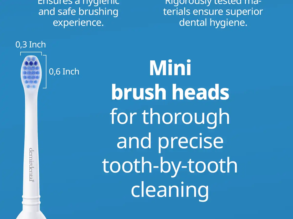 demirdental Medium AufsÃ&currentze fÃ¼r Philips Sonicare ErsatzbÃ¼rsten