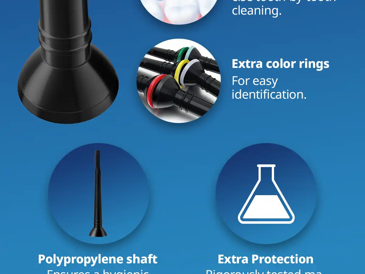 demirdental Medium Aufsütze für Philips Sonicare Ersatzbürsten