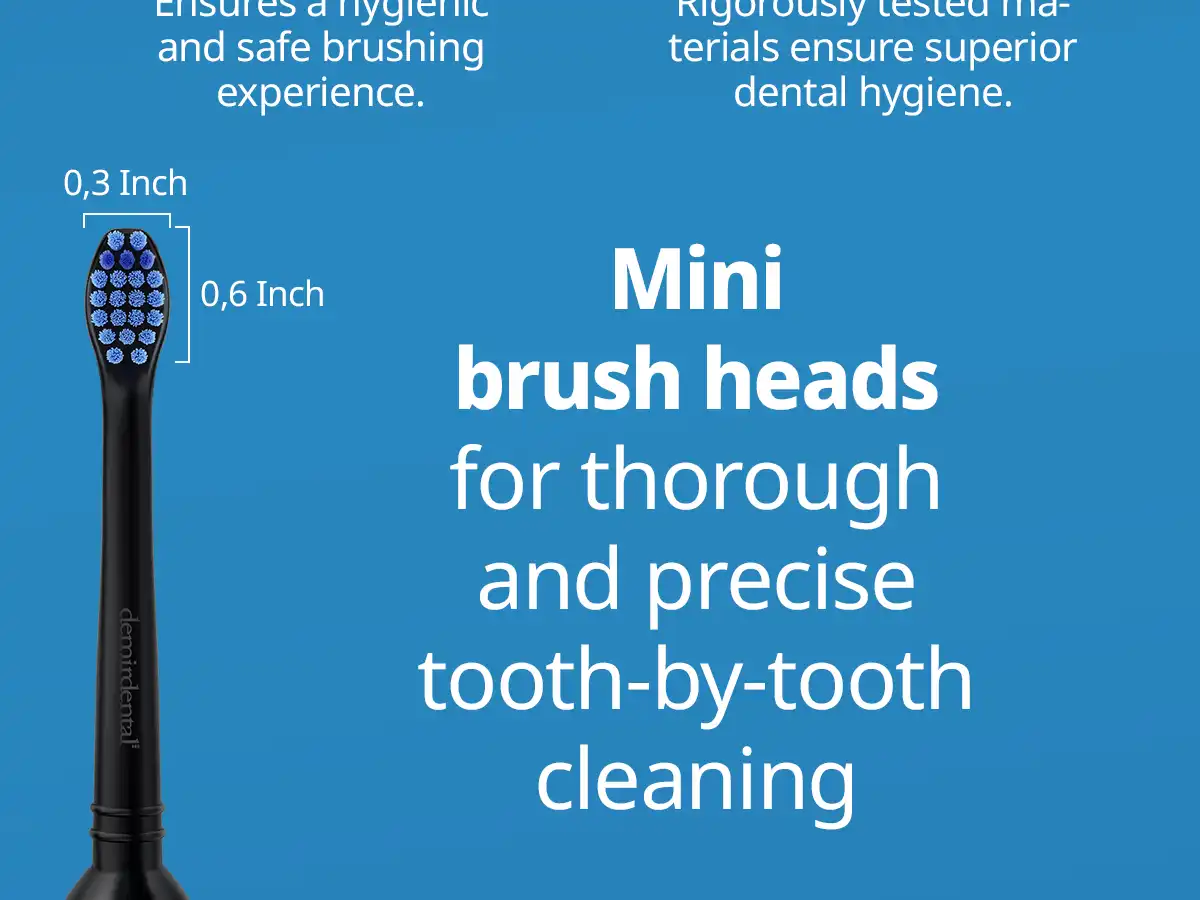 demirdental Medium Aufsütze für Philips Sonicare Ersatzbürsten