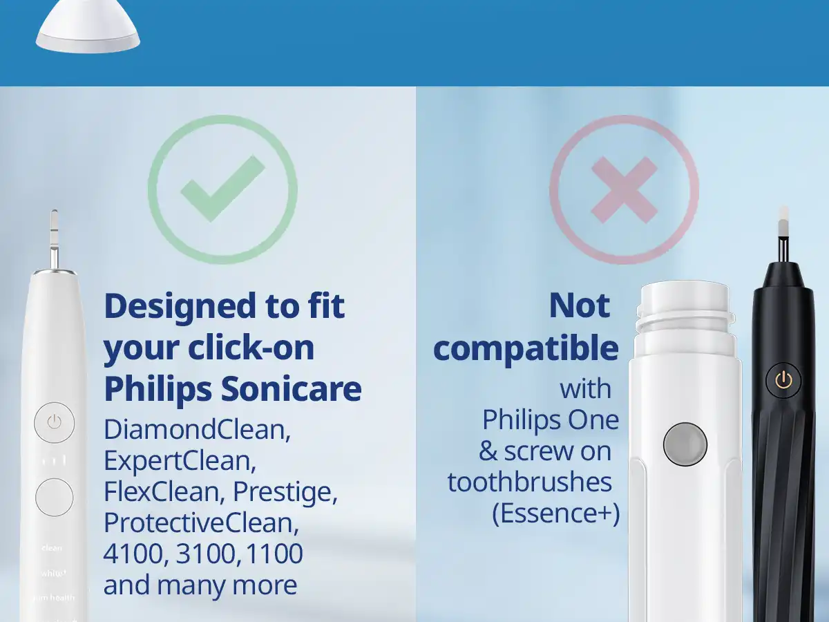 demirdental Medium Aufsütze fÃ¼r Philips Sonicare Ersatzbürsten