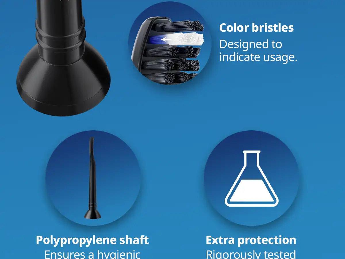 demirdental Medium Aufsütze für Philips Sonicare Ersatzbürsten