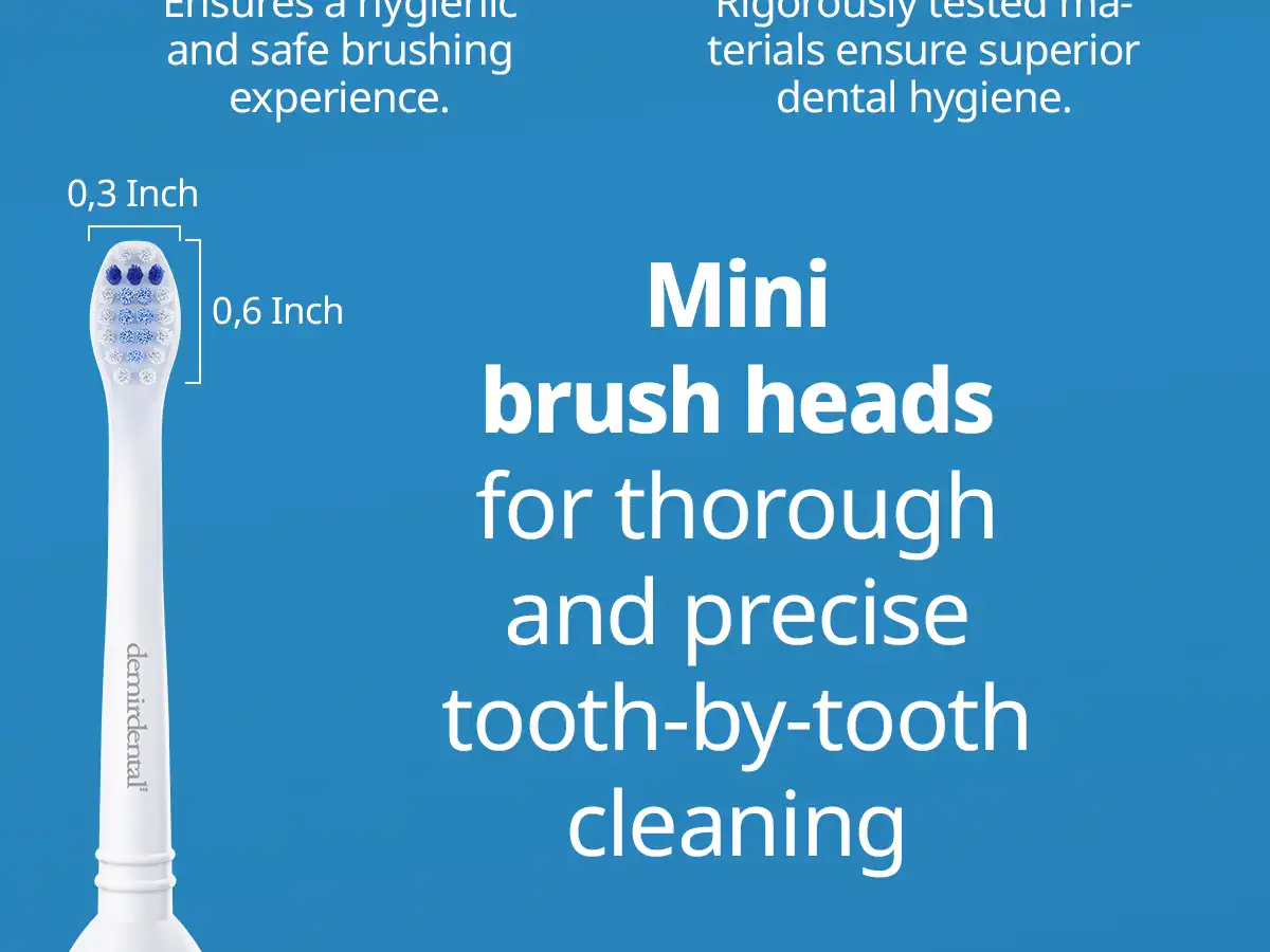 demirdental Medium Aufsütze für Philips Sonicare Ersatzbürsten